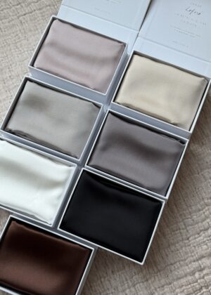 Silki koddaver - Sjö litir