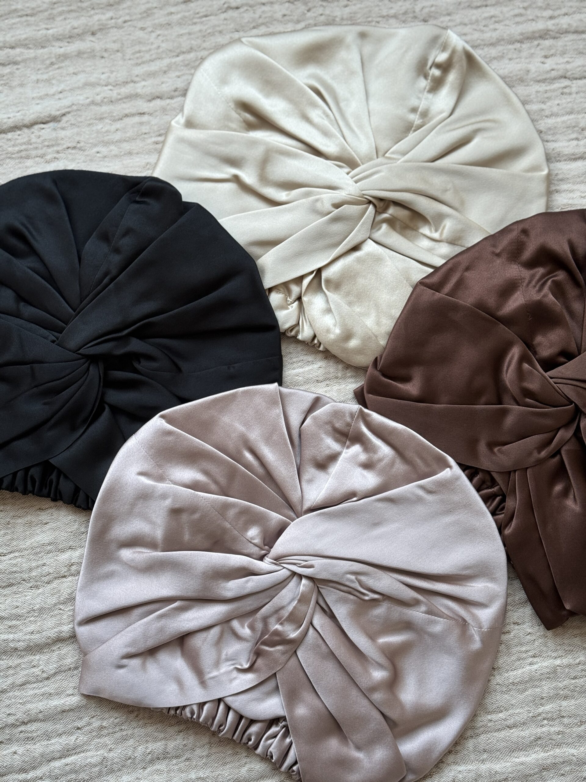 Silki svefnhúfa - Fjórir litir