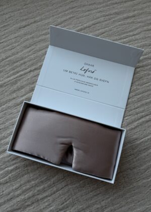 Alternative view of Lúxus silki svefngríma - Stillanleg - Sjö litir