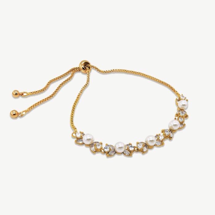 Bordeaux bracelet - Silver and Gold - Image 2