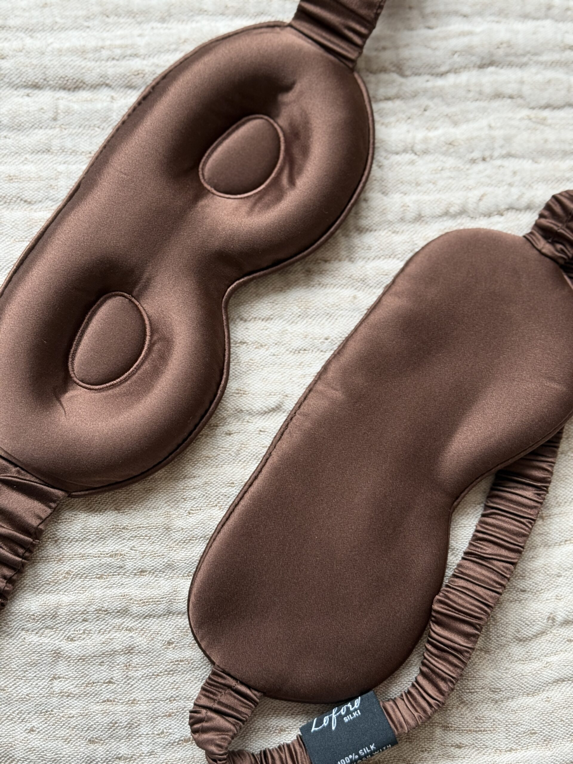 Silki 3D gjafasett - Koddaver, 3D svefngríma og teygjur - Veldu liti - Image 3