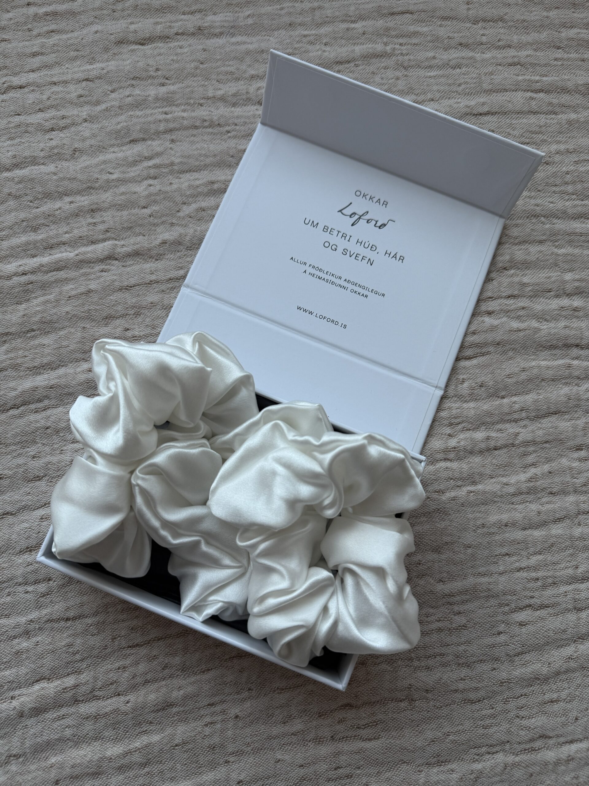 Silki gjafasett - Stórar teygjur - Veldu liti - Image 10