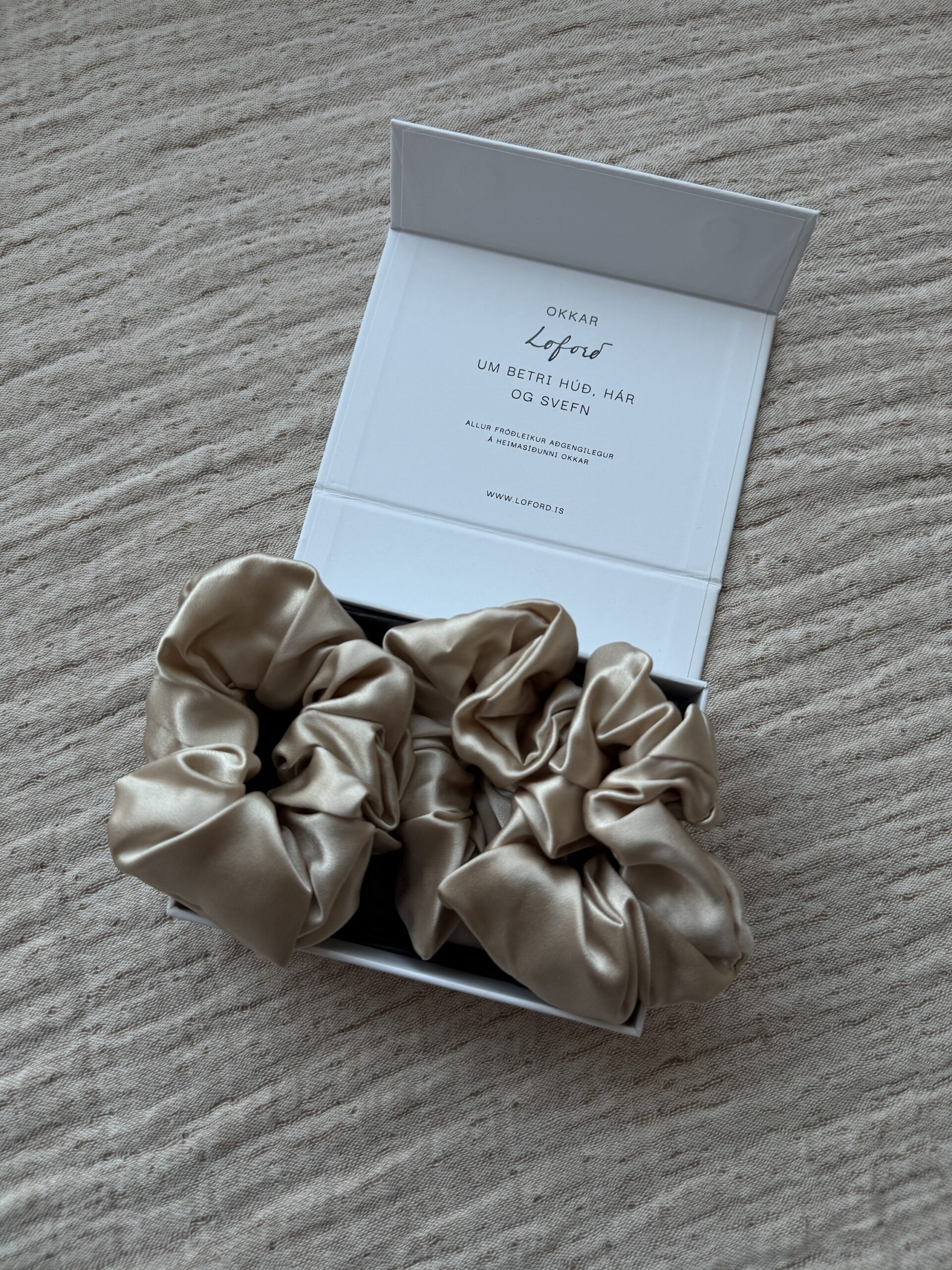 Silki gjafasett - Stórar teygjur - Veldu liti - Image 8