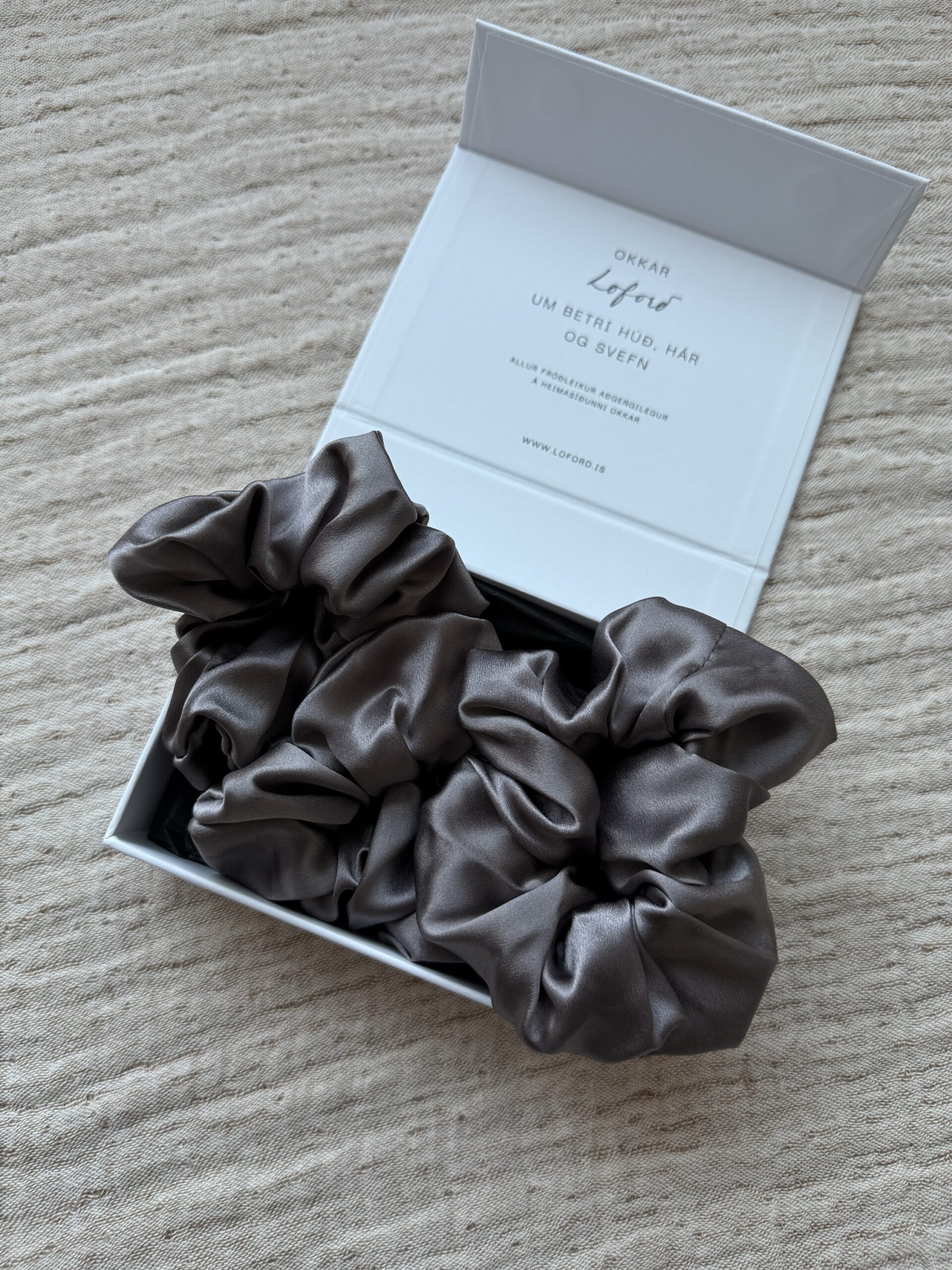 Silki gjafasett - Stórar teygjur - Veldu liti - Image 7