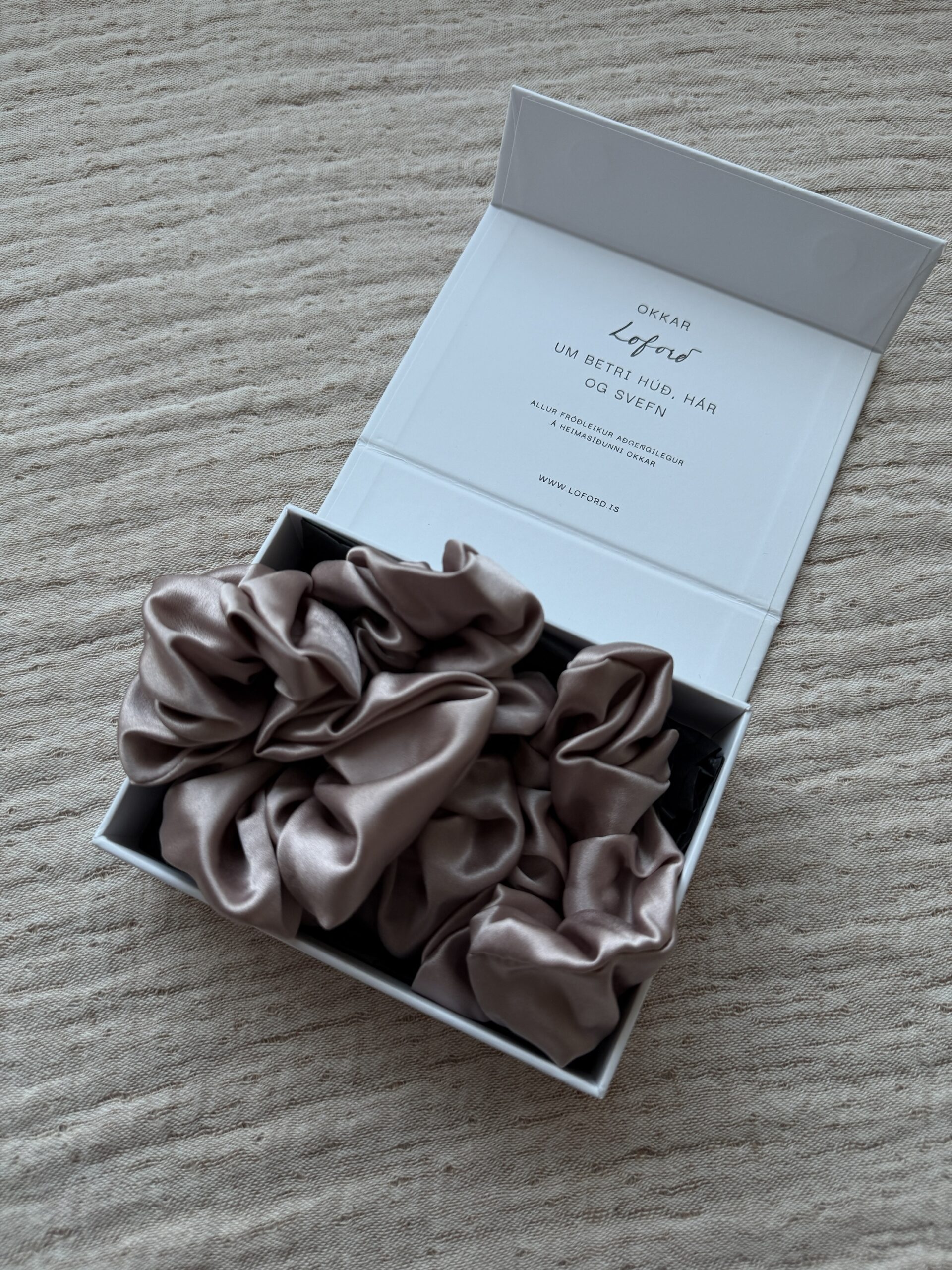 Silki gjafasett - Stórar teygjur - Veldu liti - Image 12