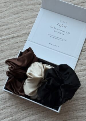 Silki gjafasett - Stórar teygjur - Veldu liti